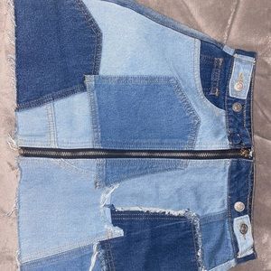 Fashion Nova Medium Jean skirt.